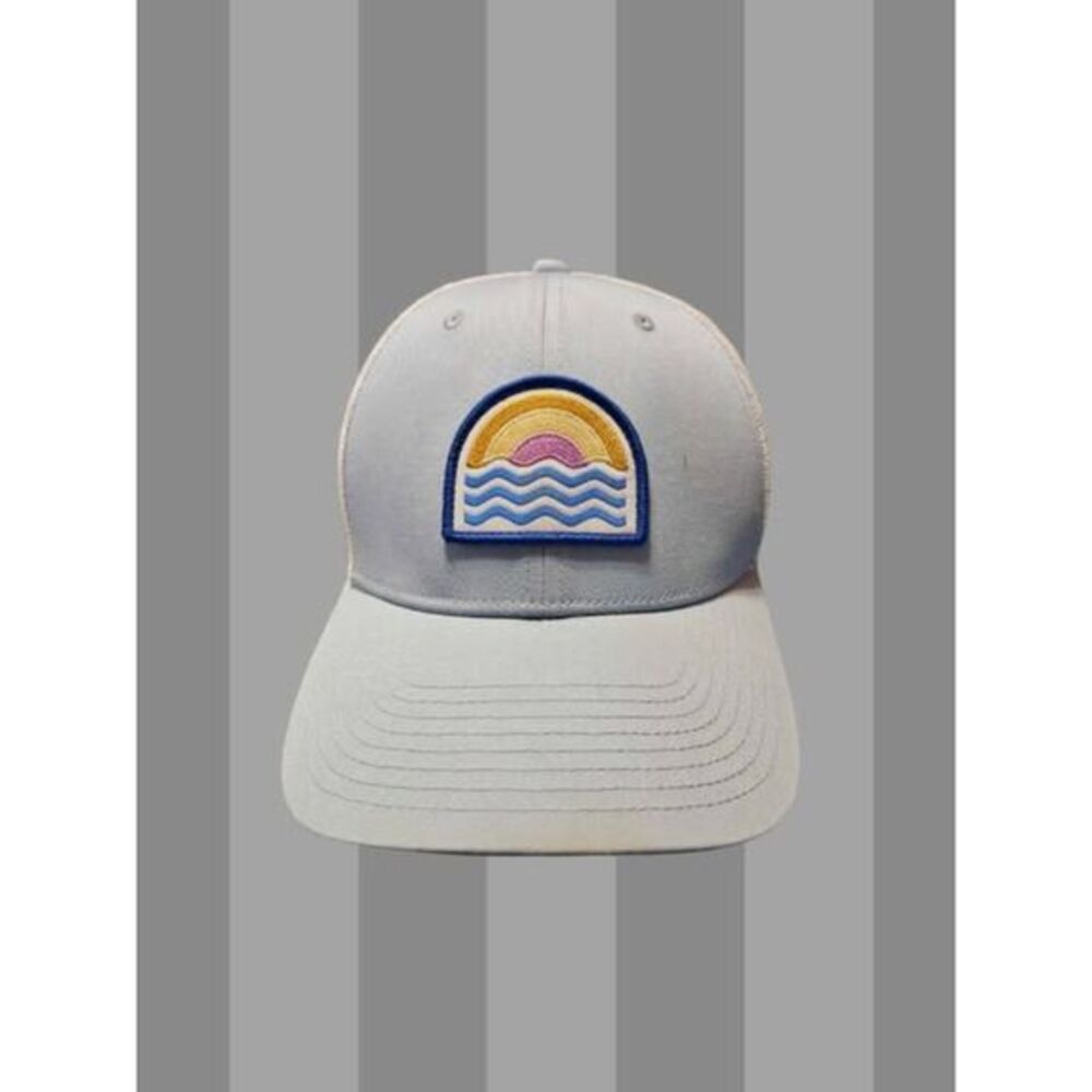 Women's Columbia Adjustable Hat White/Light Blue Size OSFM‎
